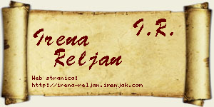 Irena Reljan vizit kartica